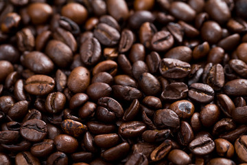 Coffee bean texture