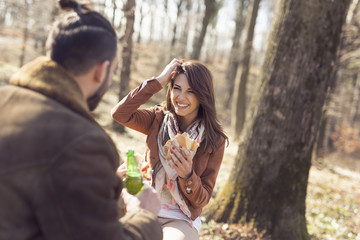 Obraz premium Love and joy of spring