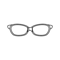 eye glasses isolated icon vector illustration design