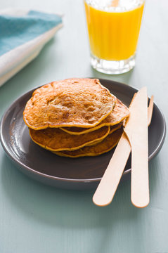 Pancakes healthy banane muesli