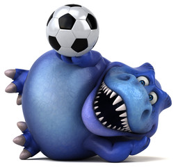 Fun dinosaur - 3D Illustration © Julien Tromeur
