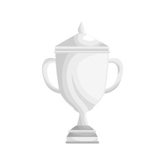 trophy cup isolated icon vector illustration design