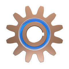 3D model of gear transmission element