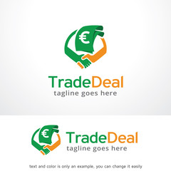 Trade Deal Logo Template Design Vector, Emblem, Design Concept, Creative Symbol, Icon
