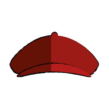 golfer hat isolated icon vector illustration design