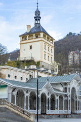 Impressions of Karlovy Vary in Czech Republic