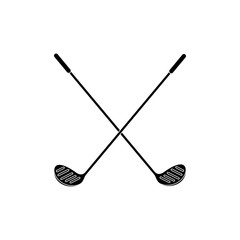 golf club isolated icon vector illustration design