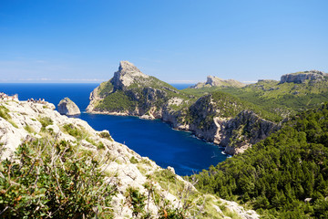 Fototapeta premium Mallorca: Mirador es Colomer (Formentor)