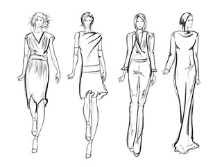 SKETCH. fashion girls