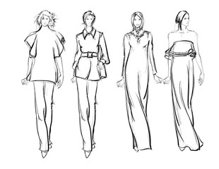 SKETCH. fashion girls