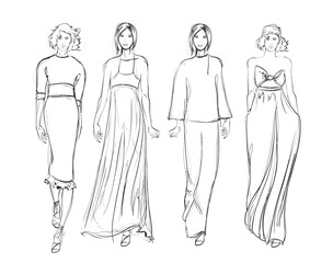SKETCH. fashion girls
