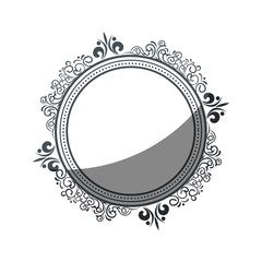 elegant cute frame icon vector illustration design