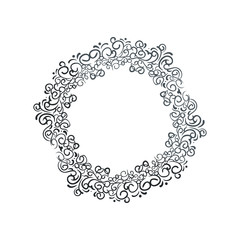 elegant cute frame icon vector illustration design