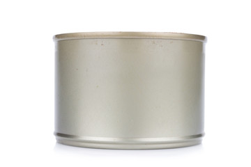 can silver isolated on white background