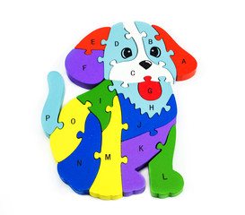 Wooden puzzles for children, Training development, .Preschool