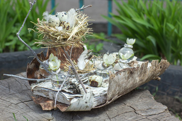 Fototapeta na wymiar Eco bouquet