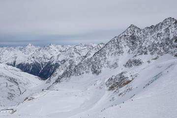 Obraz premium Alps Panorama in Solden, Austria