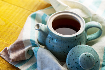 kettle with tea