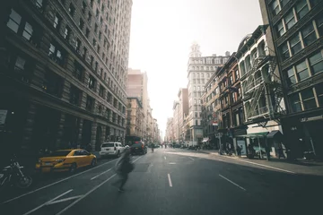 Fototapete New York TAXI Stadtperspektive auf der 5th Avenue - New York