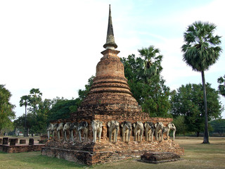 Naklejka premium Thailand - Sukhothai - Wat Sorasak