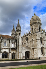 Fototapeta na wymiar Jeronimo monastery in lisbon, portugal . unesco world heritage site