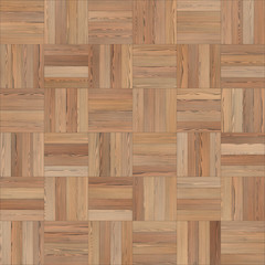 Seamless wood parquet texture (chess sand color)