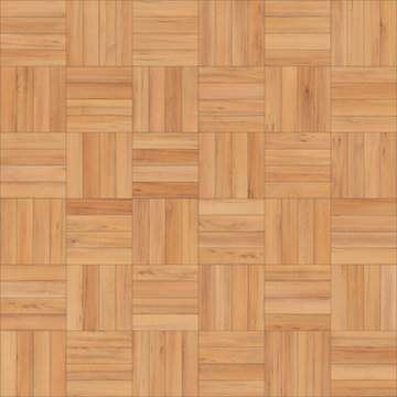 Seamless wood parquet texture (chess sand color)