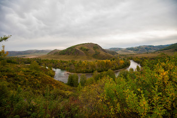 River at beauty autumn