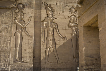 The Philae Temple on Agilkia Island in Lake Nasser near Aswan, Egypt