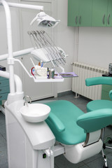 Interior of a new modern dental office