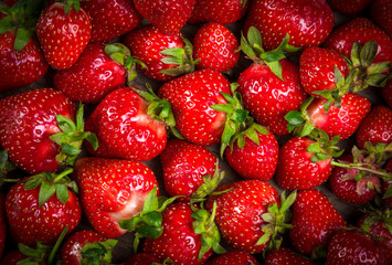 natural food background with strawberry