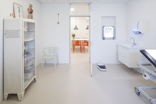 Interior of a modern doctors office