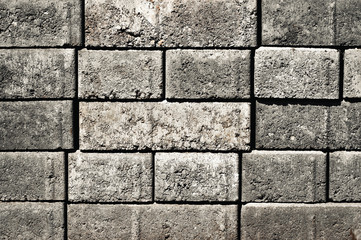 Fototapeta premium detail concrete bricks stacked