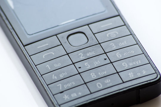 classic cell phone numeric keyboard