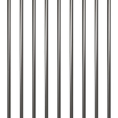 Fototapeta premium Prison bars isolated on white. Vector illustration.