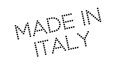 Made In Italy rubber stamp. Grunge design with dust scratches. Effects can be easily removed for a clean, crisp look. Color is easily changed.