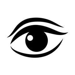 Women eye vector icon