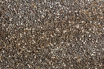 Chia seeds background in full frame