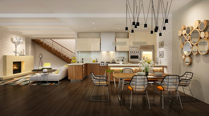 Modern house interior