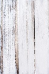 Obraz premium Distressed white wooden background