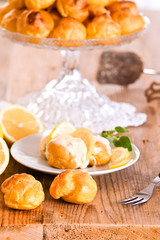 Lemon Profiteroles. 