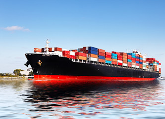 Fototapeta premium Cargo ship