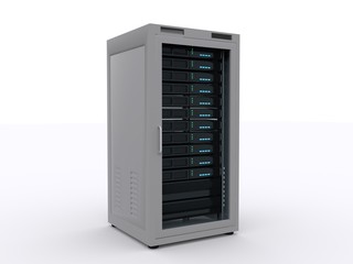 Server Rack isolated