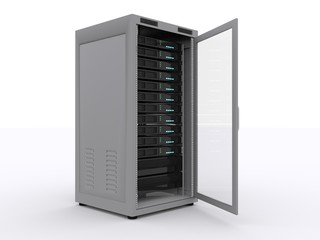 Server Rack isolated