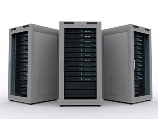 Server Rack isolated