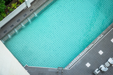 Pool of the condominium.