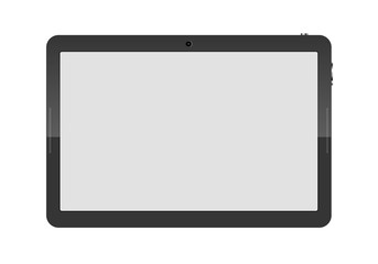 Tablet computer isolated. Vector illustration.