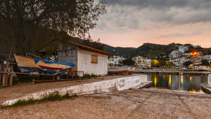 Agios Kirikos village on Ikaria island in Greece. 