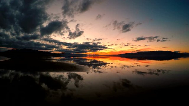 Sunset at Utah Lake