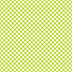 Seamless lime green polka dots pattern texture background © VectoRay